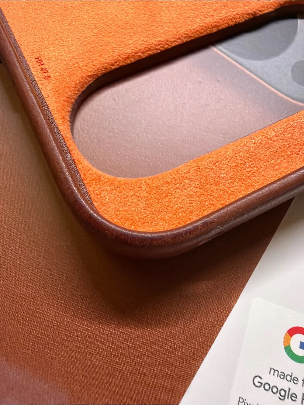 Bellroy Leather Pixel Case in sienna for Google Pixel 10 Pro XL
